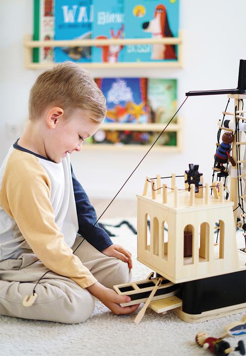 Produktbild small foot Holzpuppen Pirat biegbar, 6tlg.