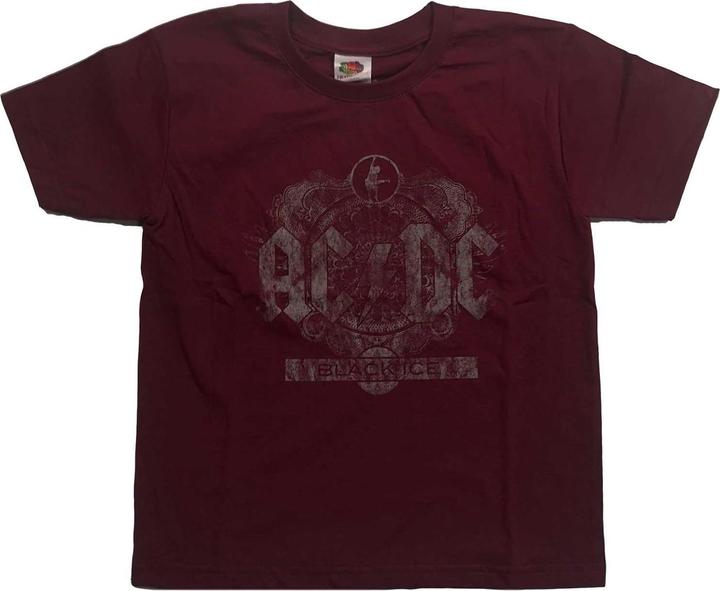Immagine prodotto AC/DC Maglietta per bambini/ragazzi in cotone nero ghiaccio (104)