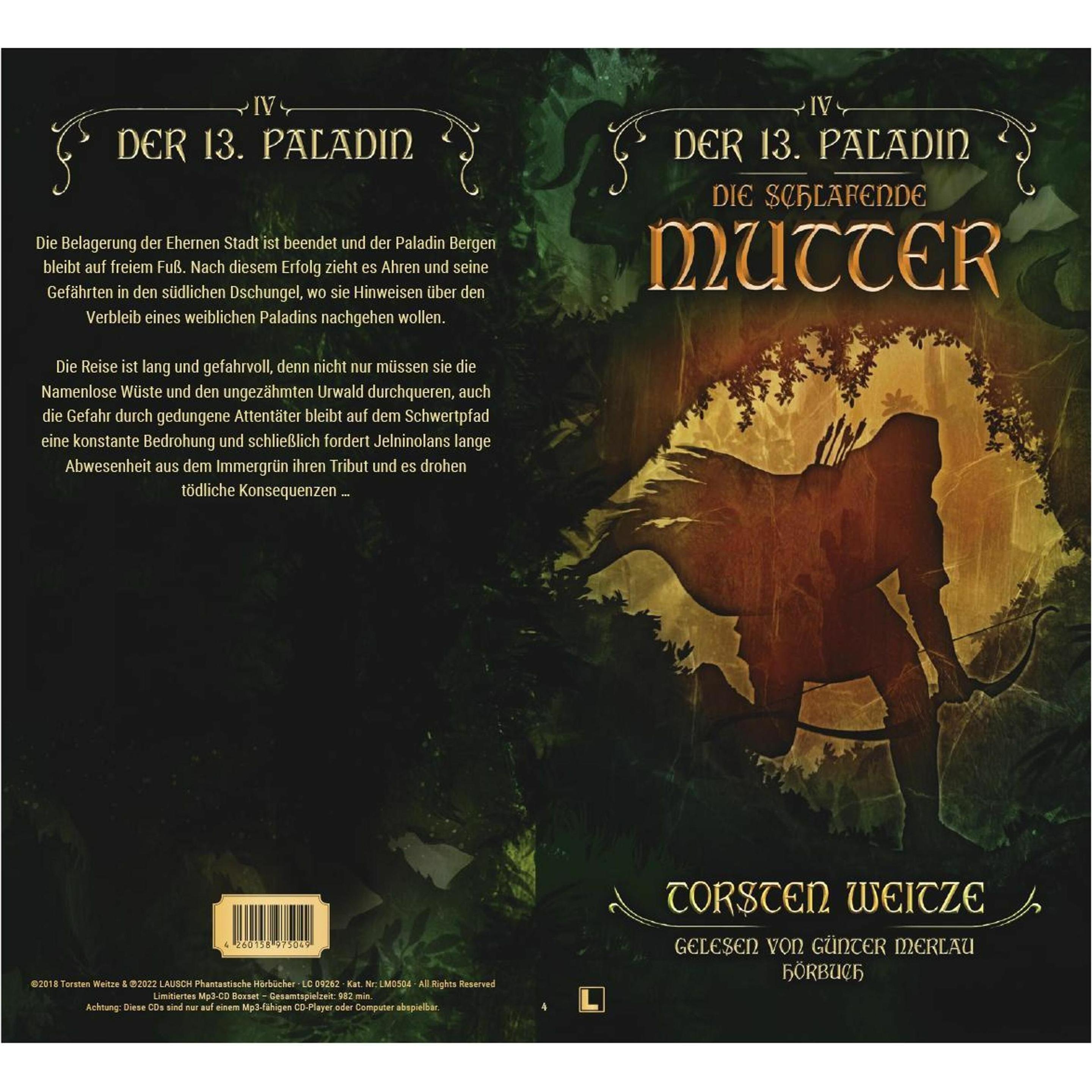 Die schlafende Mutter: Der 13. Paladin Band IV, Hörbücher von Torsten Weitze