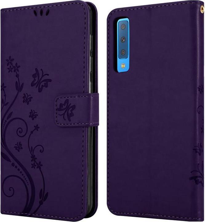 Produktbild Cadorabo Flower Book Hülle (Samsung Galaxy A7 (2018))