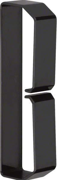 Actual product image Hager B401203 - Black - PVC