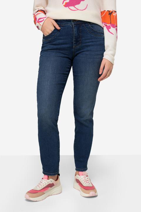 Image du produit Laurasøn Jeans, Straight Fit, 5-Pocket, Wascheffekte (40)