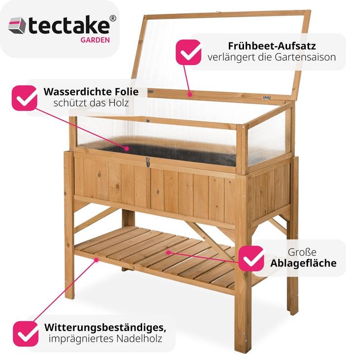 Produktbild tectake Hochbeet