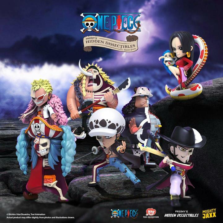 Immagine prodotto Mighty Jaxx Dissetatori nascosti: One Piece Serie 4 - Edizione Signori della Guerra - assortiti