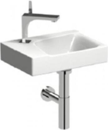 Produktbild Geberit Handwaschbecken Xeno 40 cm wei mit KeraTec Glasur Hahnloch links 500528011 (280 mm, 400 mm)