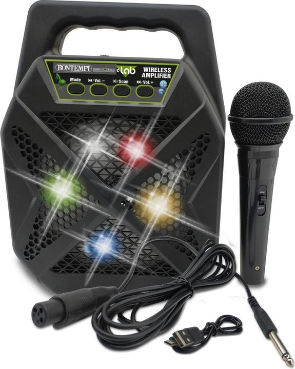 Bontempi Verstärker mit Mikrofon, drahtlos