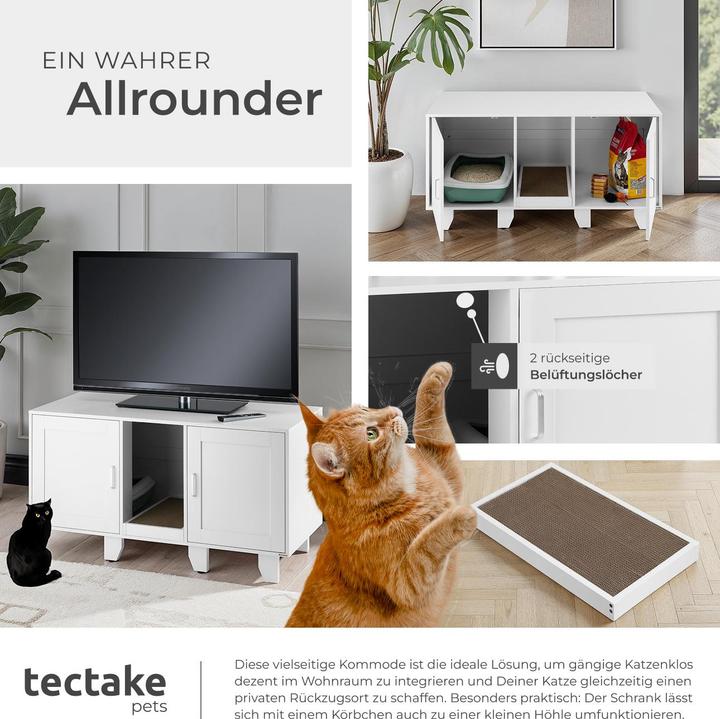 Produktbild tectake Freya (Katzenklo geschlossen)