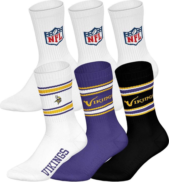 Produktbild NFL 6Pack Crew Socks (6er Pack, 39 - 42)