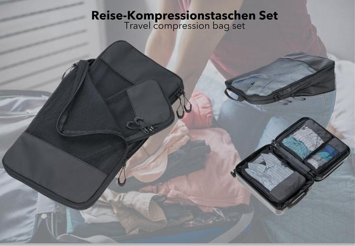 Immagine prodotto Troika Kompressionstaschen Set BLACK PACKING CUBES
