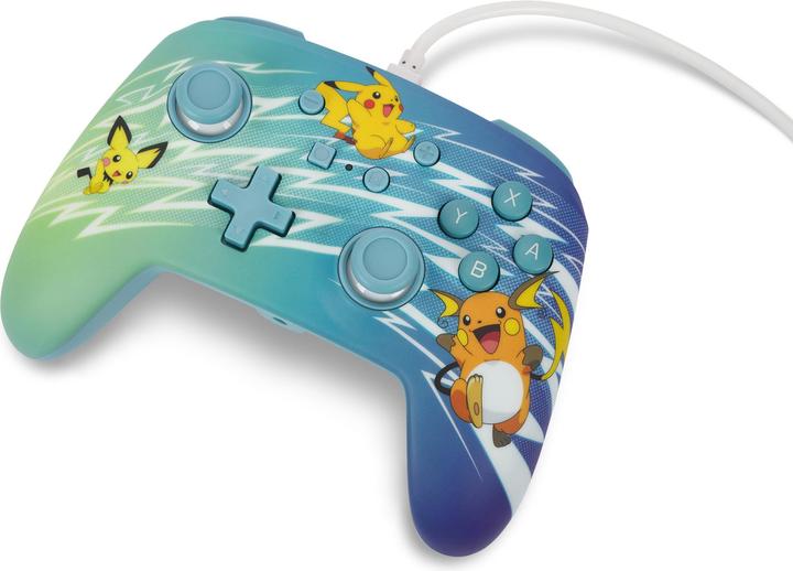 Image du produit PowerA Switch Controller Enhanced wired Pikachu Evolution (Switch, Switch OLED)
