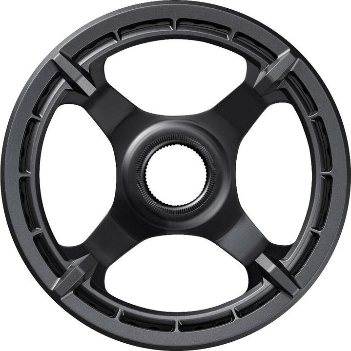 Actual product image Shimano STEPS E6100 chainring Cl:46,5mm with 2-speed with chain guard (38)