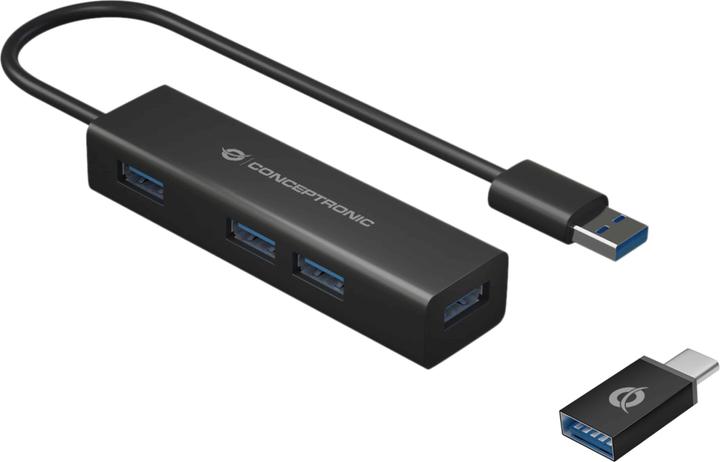 Conceptronic Usb-Hub (USB-C, 4 Ports)