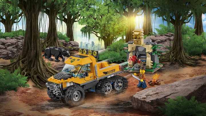 Produktbild LEGO Mission Dschungel-Halbkettenfahrzeug (60159, LEGO City)