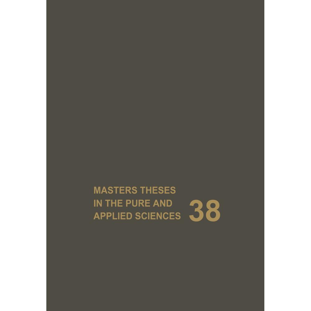 Masters Theses in the Pure and Applied Sciences, Fachbücher von Wade H. Shafer