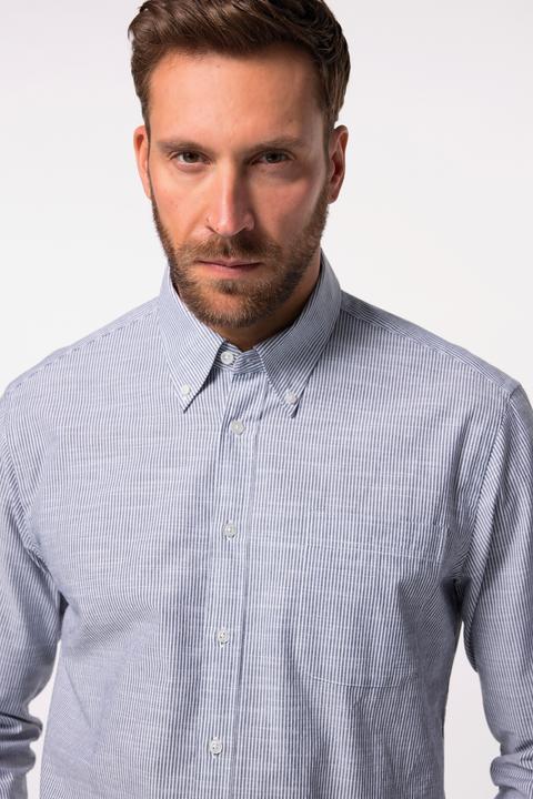 Produktbild JP1880 Oxfordhemd, Langarm, Streifen, Buttondown-Kragen, Modern Fit (4XL)