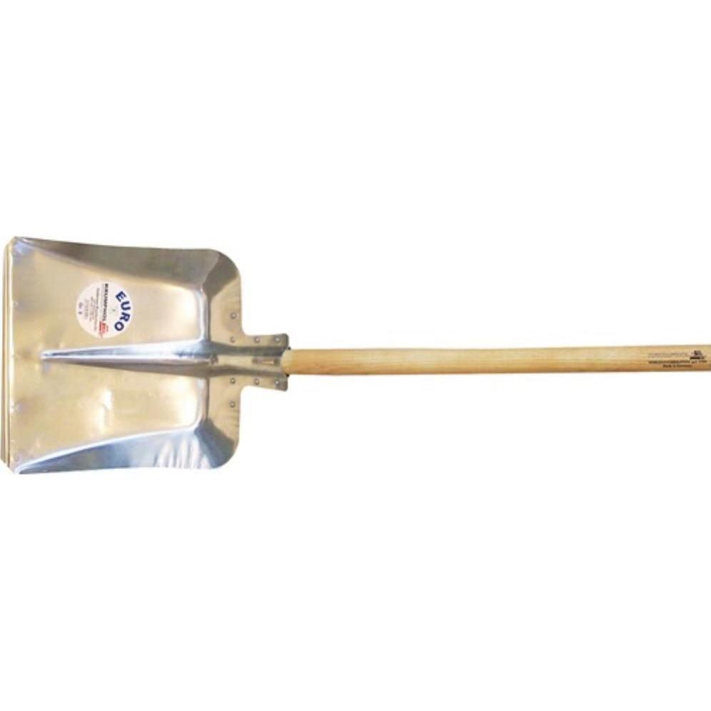 Krumpholz, Spaten + Schaufel, Hallenser Randschaufel Grösse 9 380 x 380 mm Aluminiumblech