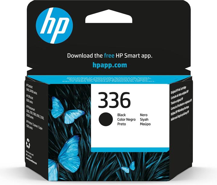 Actual product image HP 336 - 5 ml - black - original - ink cartridge (FC)