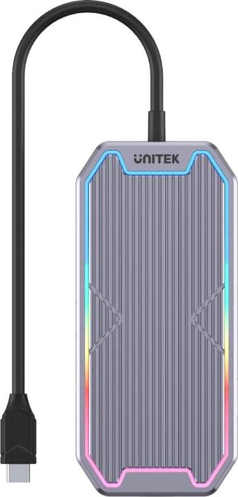 Actual product image Unitek HUB USB-C HDMI RJ45 PD 100W (USB-C, 7 Ports)