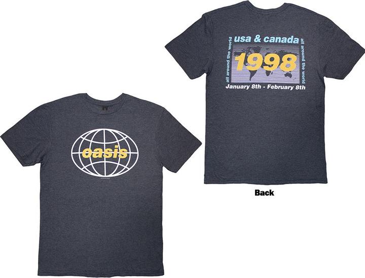 Produktbild Oasis 1998 World Tour - USA-Canada Back Print (L)