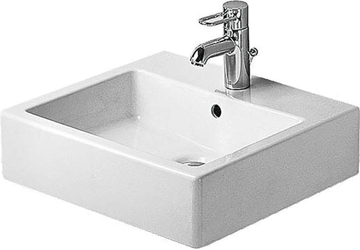 Duravit Waschtisch VERO m ÜL HLB 500x470mm geschli 1 HL weiss (470 mm, 500 mm)