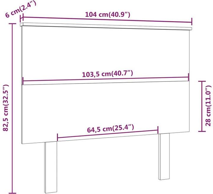 Immagine prodotto VidaXL Farkas (104 x 6 x 82,5 cm)