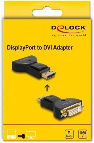 Produktbild Delock Monitoradapter DP zu DVI24+5-Bu, passiv (DVI, 6 cm)