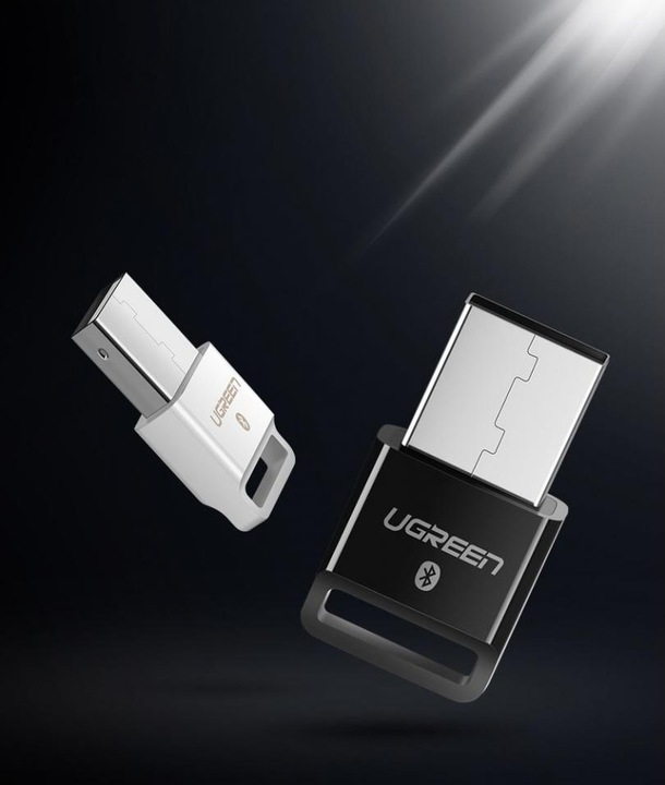 Produktbild Ugreen USB adapter Bluetooth 4.0 Qualcomm aptX black - Bluetooth-Adapter (Sender & Empfänger)