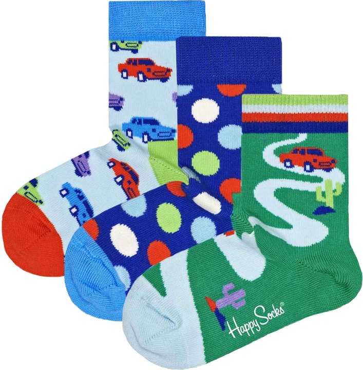 Actual product image Happy Socks Car (pack of 3, 28 - 31)