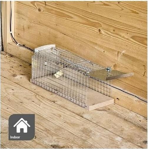 Actual product image Windhager Wire box rat trap 29.5x10.5x12.5cm