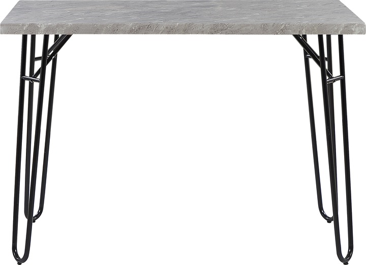 Produktbild Beliani Essgruppe grau Marmor Optik 4-Sitzer 110 x 70 cm KEMPTON (110 x 70 x 76 cm)