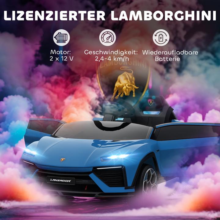 Produktbild Aiyaplay Elektroauto für Kinder Kunststoff, Stahl Blau (12 V)