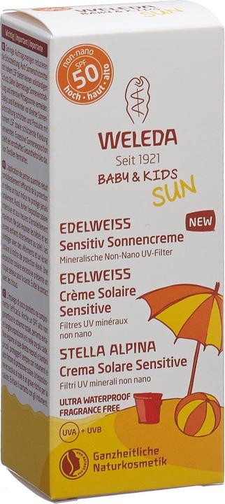 Produktbild Weleda Sensitiv Baby und Kids Sonnencreme LSF (Sonnencreme, SPF 50, 50 ml)