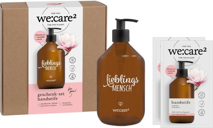 Produktbild we:care2 Geschenk-Set, Handseifen-Granulat, Lieblingsmensch