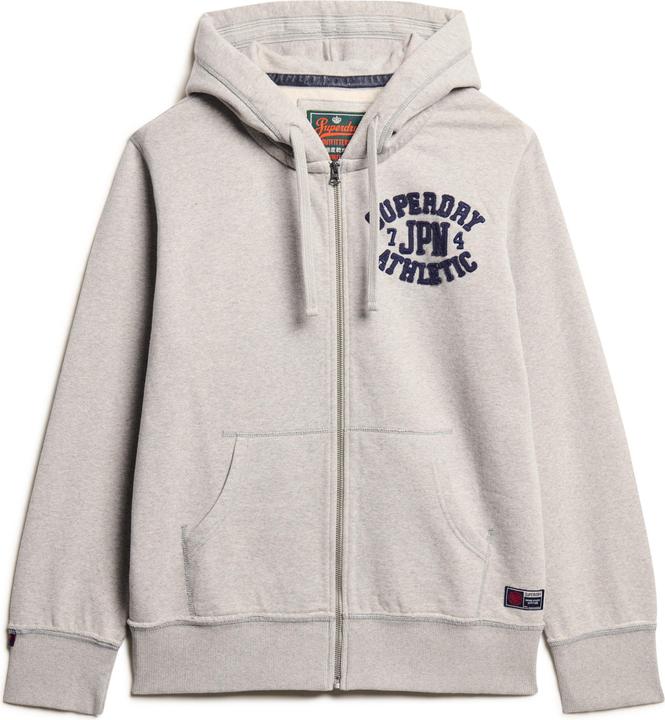 Immagine prodotto Superdry Giacca felpata Casual Vestibilità comoda Felpa con cappuccio atletica vintage con zip (XL)
