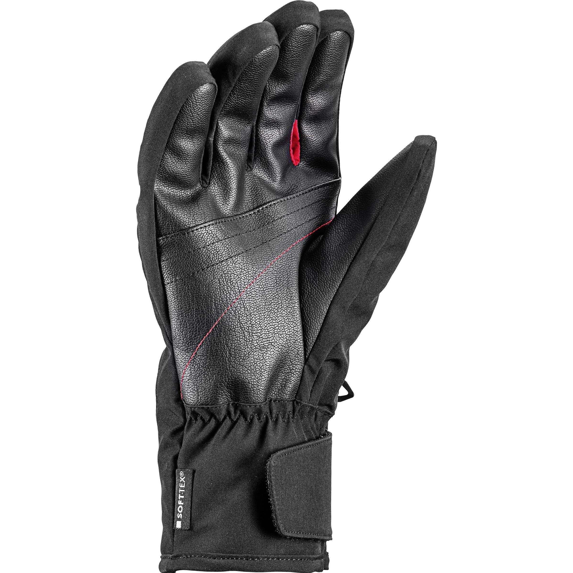Leki, Herren, Handschuhe, LE RĘK Cosmos black/red 10.5, Schwarz, (10.5)