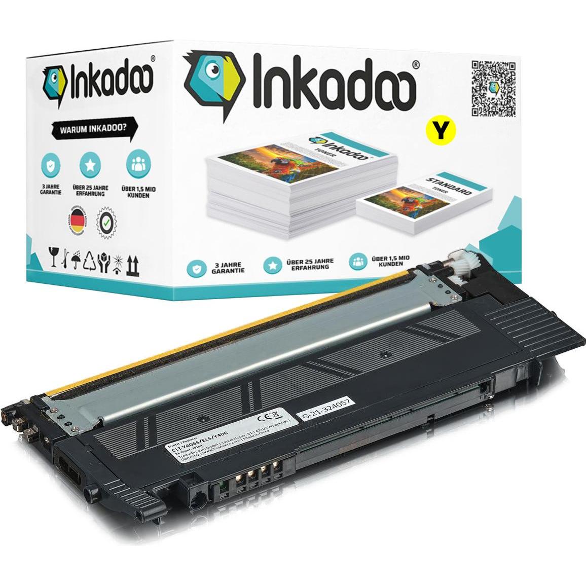 Inkadoo, Toner, Kompatibel Toner für Samsung CLX-3300 (Y)