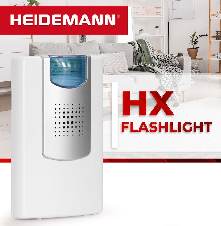 Actual product image Heidemann Wireless chime set HX Flashlight (with flashlight) (Wireless)