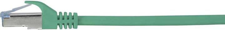 Actual product image Renkforce RF-5056420 RJ45 network cable patch cable CAT 6a S/FTP 1.00 m Green with (S/FTP, CAT6a, 1 m)