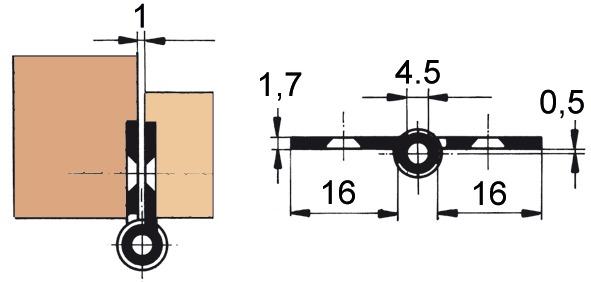 Produktbild FS Möbelbänder (1 Stk.)