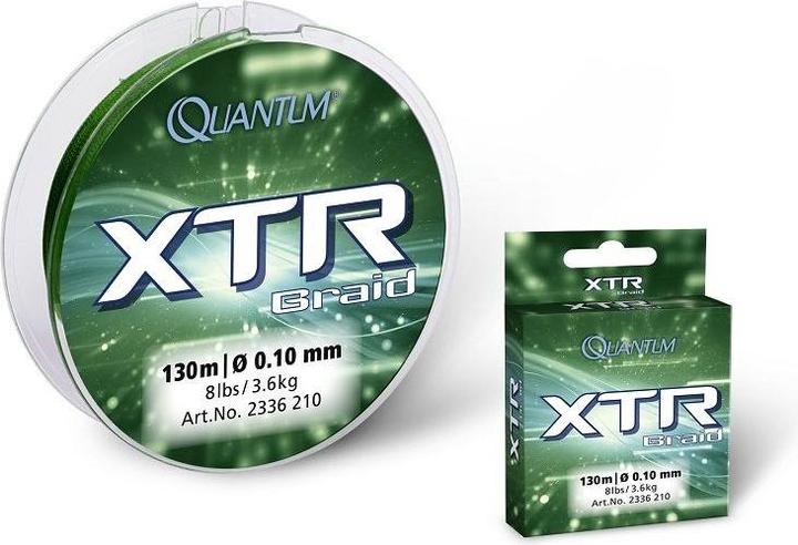 Image du produit Quantum XTR Braid 130m vert (6.80 kg, 0.14 mm)