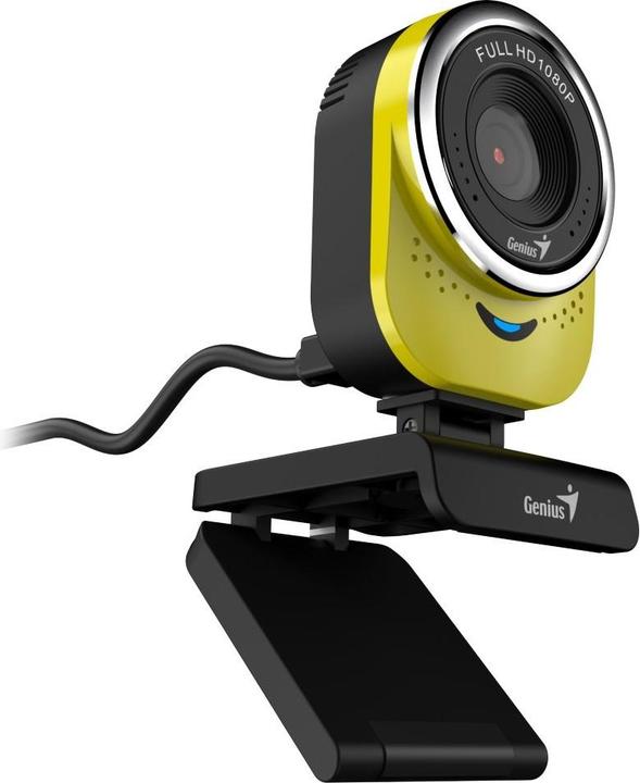 Produktbild Genius QCam 6000 Full HD-Webkamera, gelb 1920x1080, USB 2.0, Windows 7 a vyšší, FULL HD, 30 FPS