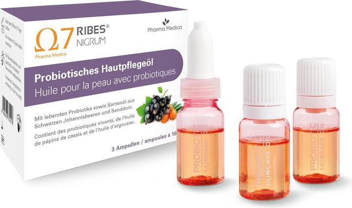 Produktbild Ribes Nigrum Probiotisches Hautpflege-Öl Amp 3 Stk (Körperöl, 30 ml)