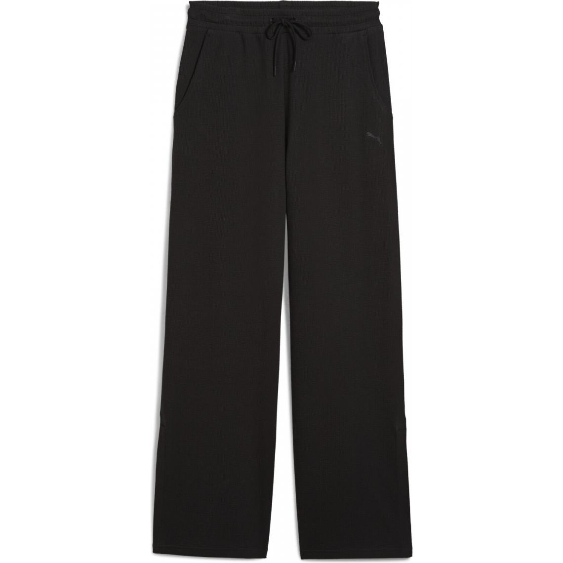 Puma, Damen, Sporthose, HER Comfort High-Waist Straight Pants (L), Blau, L