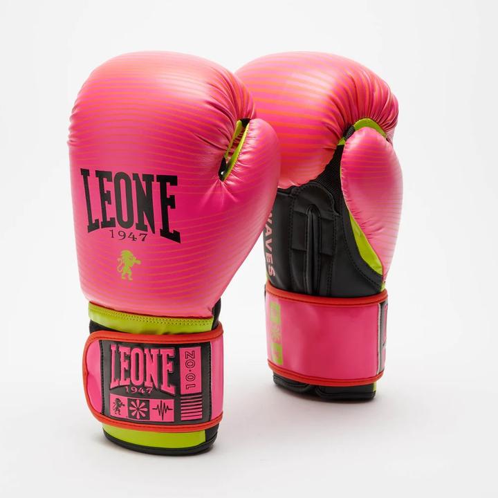 Produktbild Leone Boxhandschuhe Waves Fuchsia GN313 (10 OZ, M)