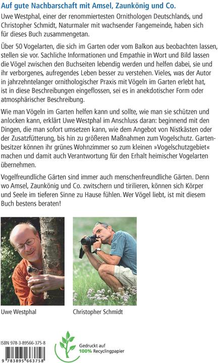 Produktbild Das grosse Buch der Gartenvögel (Deutsch, Christopher Schmidt, Uwe Westphal, 2021)