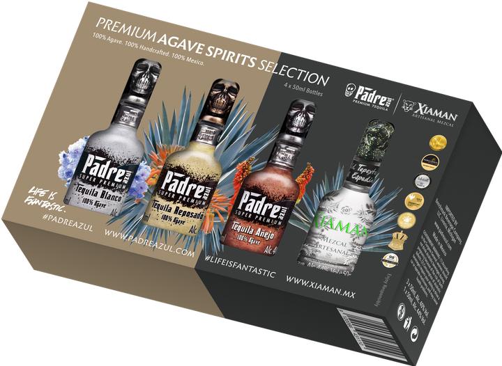 Actual product image Padre Azul Premium Agave Spirits Selection (4 x 5 cl)