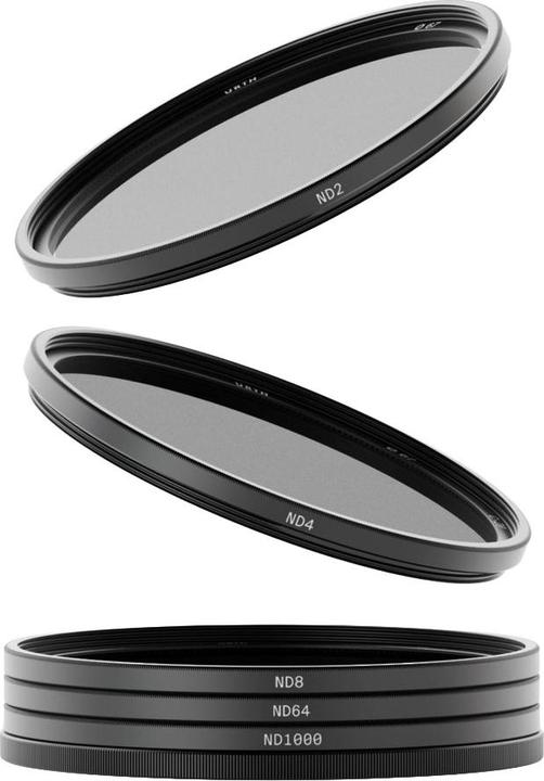 Produktbild Urth 82mm ND2, ND4, ND8, ND64, ND1000 Lens Filter Kit (Plus+) (82 mm, ND- / Graufilter)