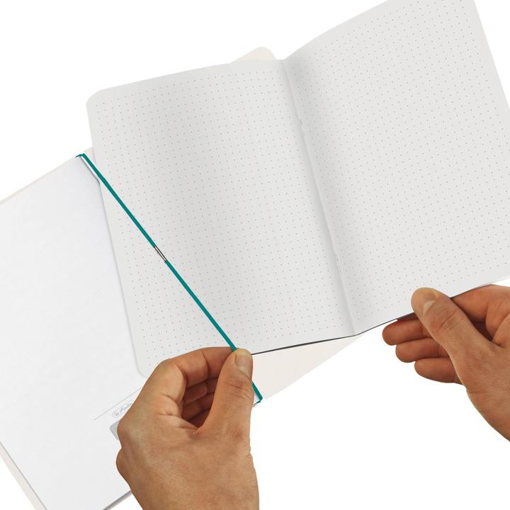 Produktbild Herlitz my.book flex Notizbuch A5 40 Blätter Weiss (A5, Gepunktet, Weicher Einband)