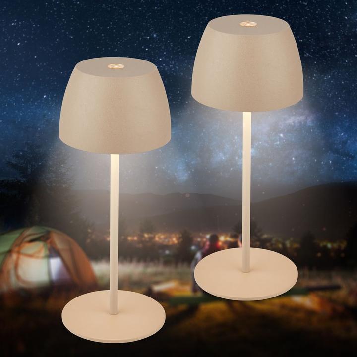 Image du produit Briloner Lot de 2 lampes de table (150 lm)