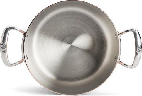 Image du produit de Buyer Prima Matera pot de cuisson à induction, avec couvercle (24 cm, Casserole, Cuivre, Acier inoxydable)